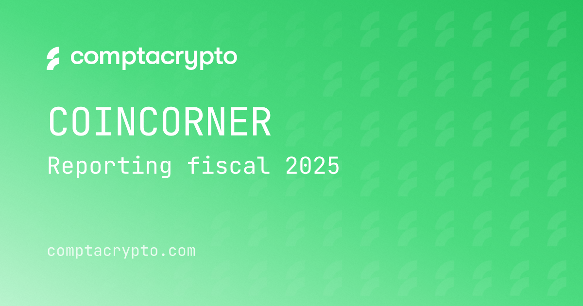 CoinCorner 2025 : reporting fiscal pour détenteurs de BTC