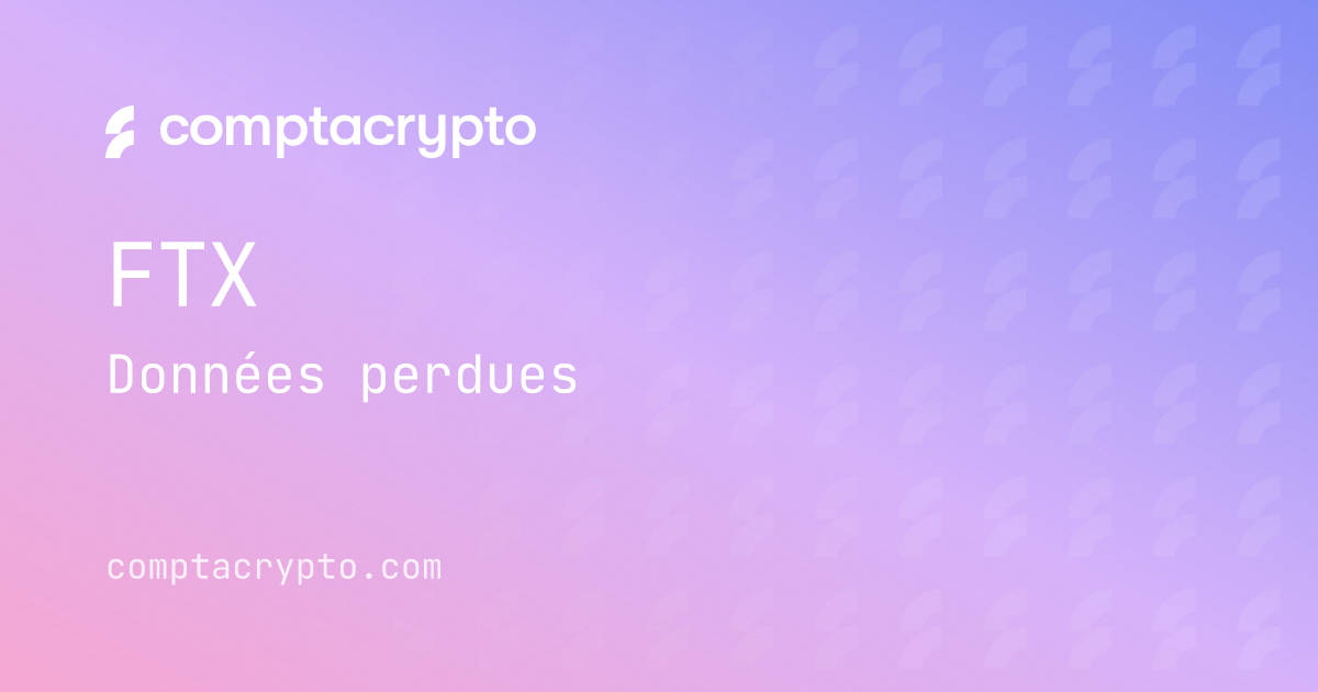 Perte d’accès aux données FTX