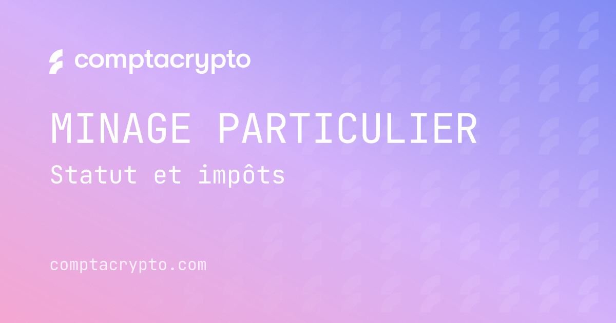 Minage de cryptomonnaies pour particuliers