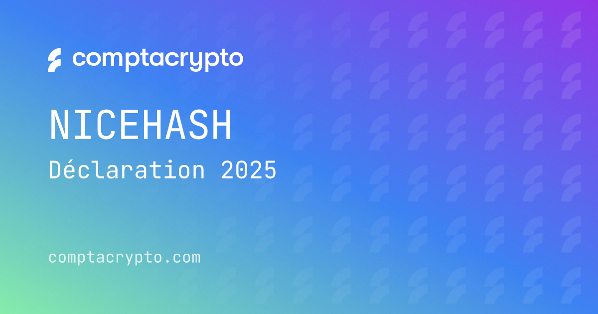 Déclaration minage Nicehash 2025 : mode d’emploi complet