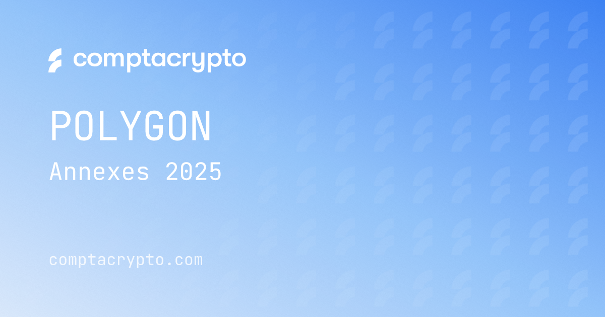 Polygon MATIC : annexes d’impôts 2025 pour contribuables français