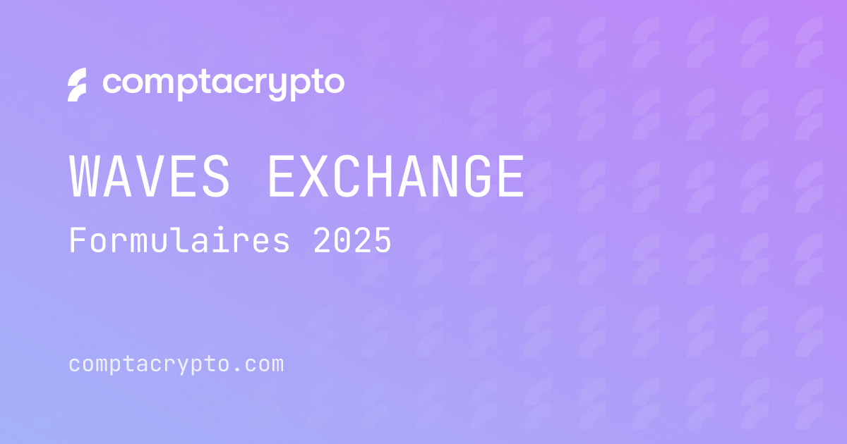 Waves Exchange : respecter les formulaires fiscaux en 2025